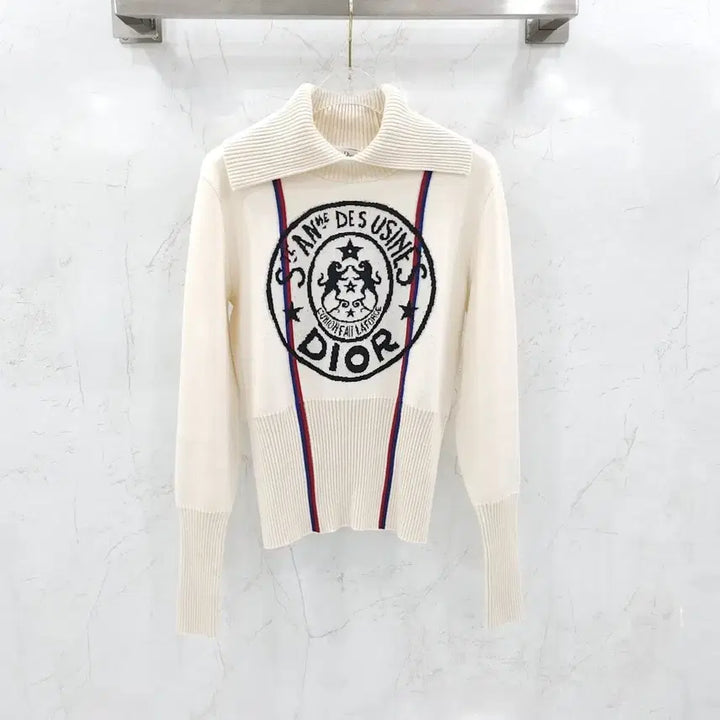 [BUNJANG] Dior Alps Stand Collar Cashmere Knit Sweater / 38 / 디올 알프스 스탠드 카라 캐시미어 니트 스웨터