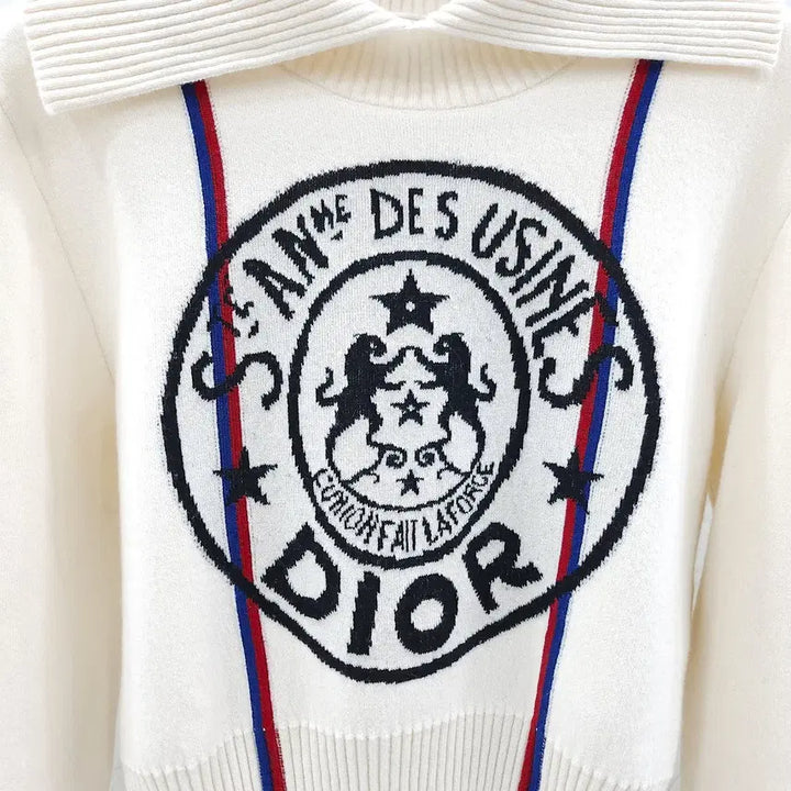 [BUNJANG] Dior Alps Stand Collar Cashmere Knit Sweater / 38 / 디올 알프스 스탠드 카라 캐시미어 니트 스웨터