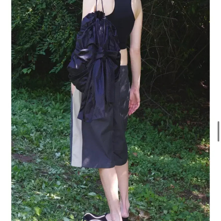 [BUNJANG] Open yy Check Noted Backpack / 오픈yy 체크 노티드 백팩