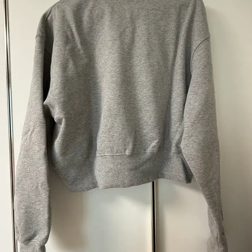 [BUNJANG] Marithe Francois Girbaud Half Zip-up Gray Sweatshirt / 반택포)마리떼 프랑소와 저버 하프집업 그레이