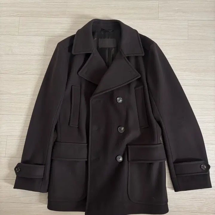 [BUNJANG] Ferragamo Brown Pea Coat / (오페라) 페레가모 브라운 피코트
