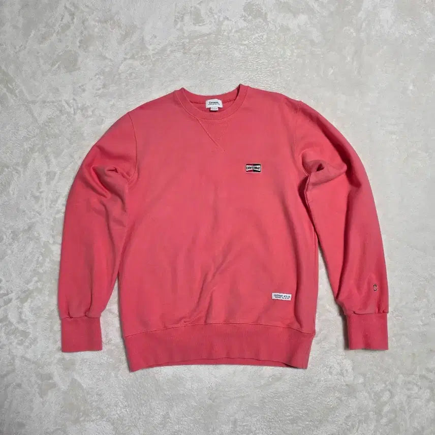 [BUNJANG] Covernat Pink Sweatshirt / (M)커버낫 맨투맨 핑크