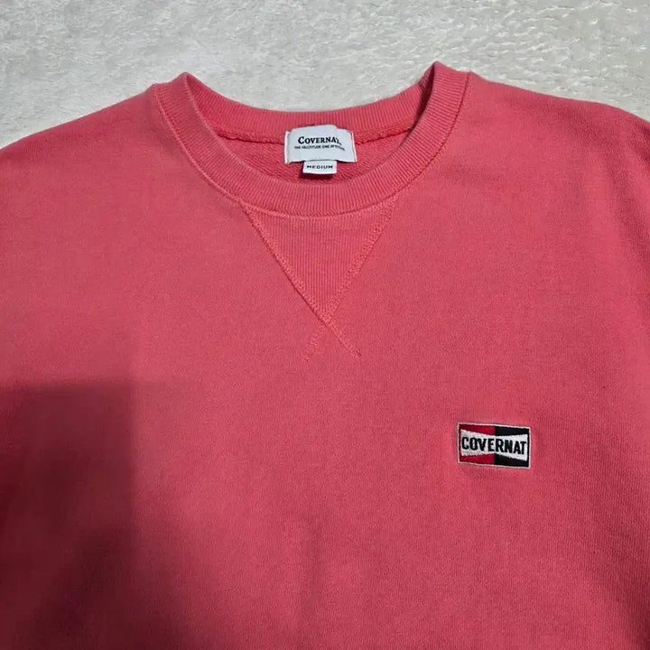 [BUNJANG] Covernat Pink Sweatshirt / (M)커버낫 맨투맨 핑크