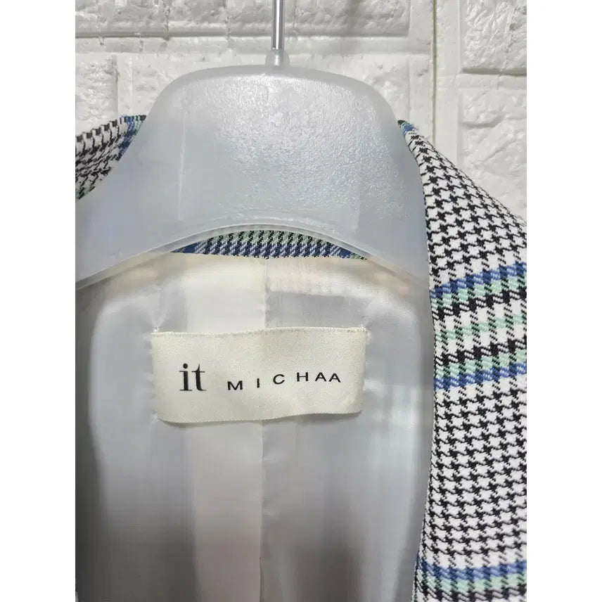 [BUNJANG] It Misha Checkered Jacket / M 잇미샤 체크무늬 자켓 C101