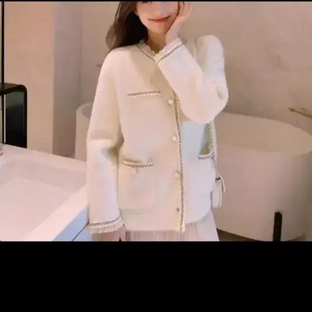 [BUNJANG] Lace Cardigan / 가디건