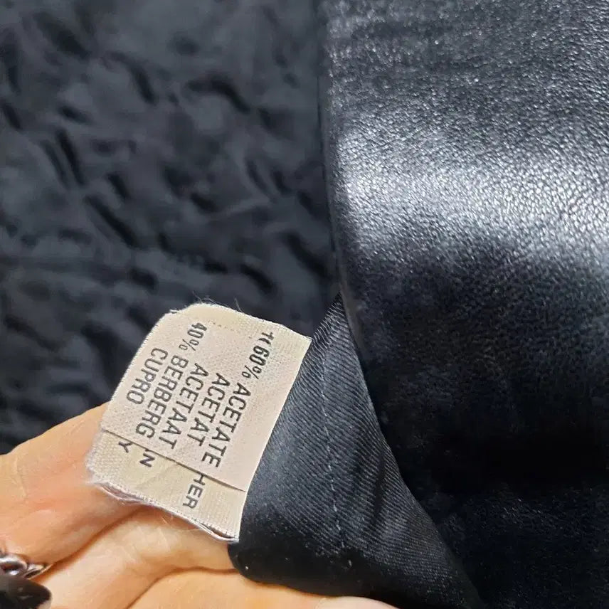 [BUNJANG] ELIZABETH DAY Italian Leather Leopard Fur Coat / ELIZABETH DAY 이태리 레더 블랙 호피퍼 코트