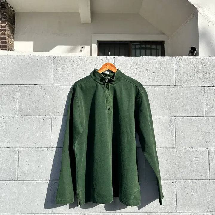 [BUNJANG] L.L.Bean Half-Zip Sweatshirt / 엘엘빈 하프집업 스웨트셔츠