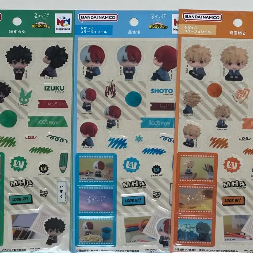 [BUNJANG] My Hero Academia Lookup Sticker Bundle Set / 일괄판매) 나의 히어로 아카데미아 룩업스티커