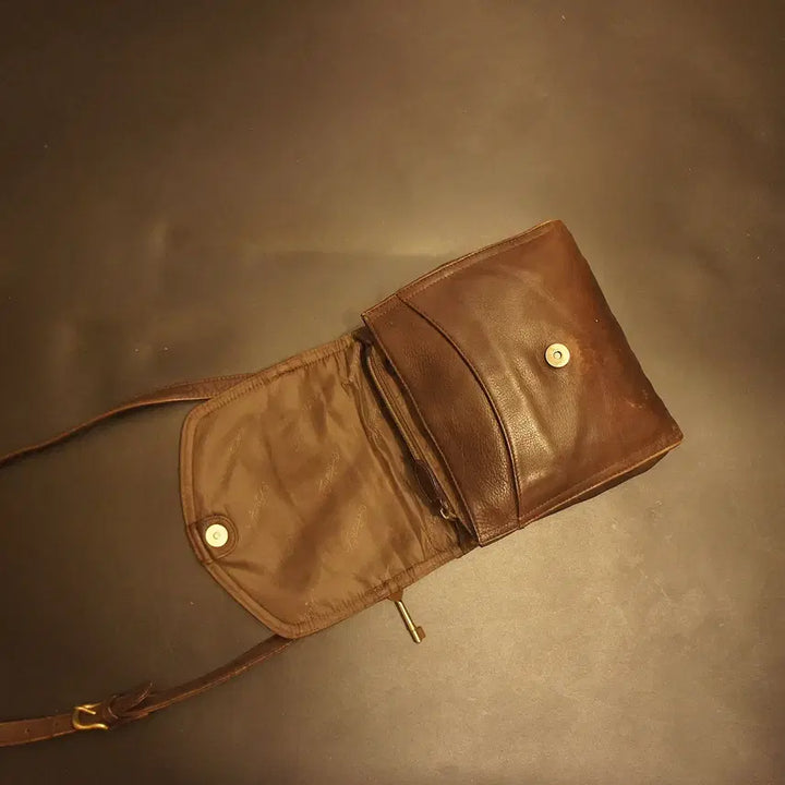 [BUNJANG] Fossil Vintage Leather Crossbody Bag / 7108 파슬가방 크로스백 미니백 미니가방 가죽백 가죽가방 빈티지가방