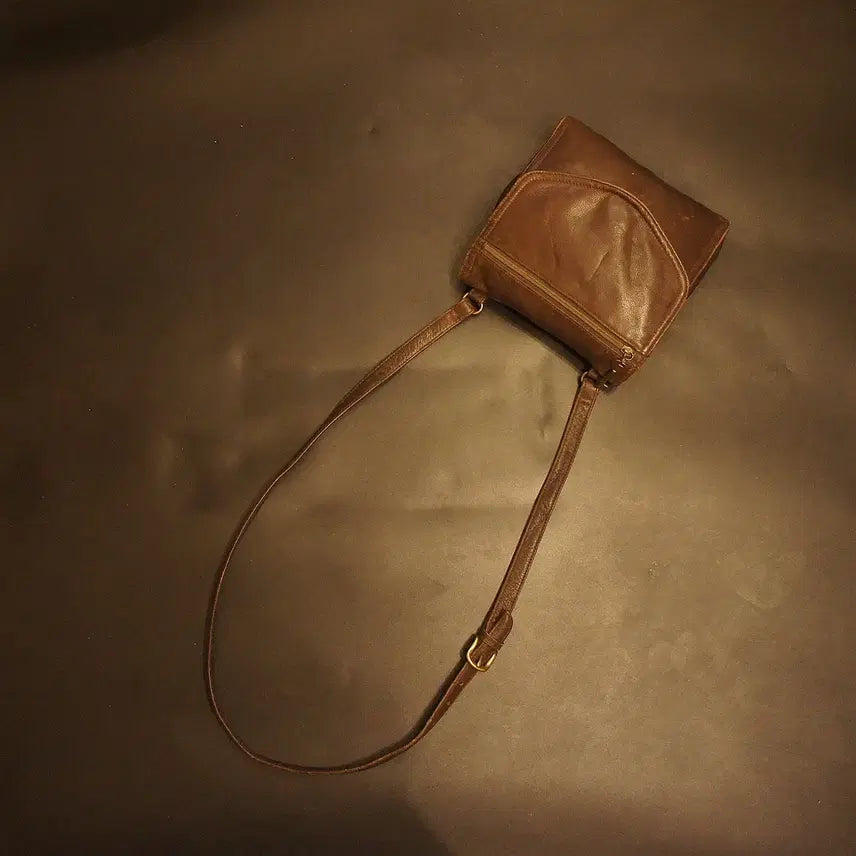 [BUNJANG] Fossil Vintage Leather Crossbody Bag / 7108 파슬가방 크로스백 미니백 미니가방 가죽백 가죽가방 빈티지가방
