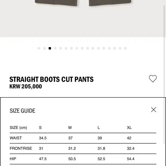 [BUNJANG] Ethos Straight Cut Pants / 에토스 STRAIGHT BOOTS CUT PANTS