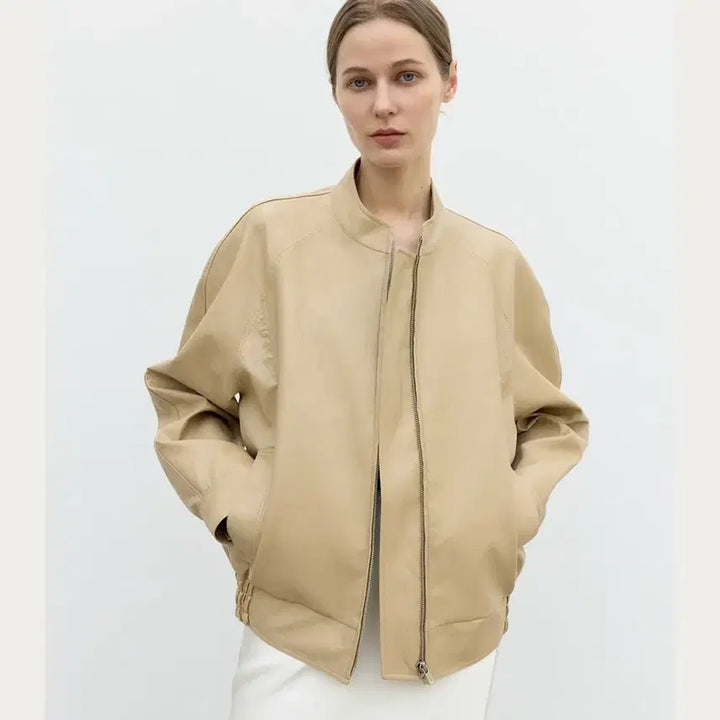 [BUNJANG] Torte Vegan Leather Round Vegan Leather Jacket / Torte 토르테 Vegan Leather 라운드 비건 레더자켓