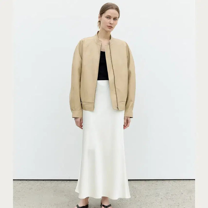 [BUNJANG] Torte Round Vegan Leather Jacket / Torte 토르테 Vegan Leather 라운드 비건 레더자켓