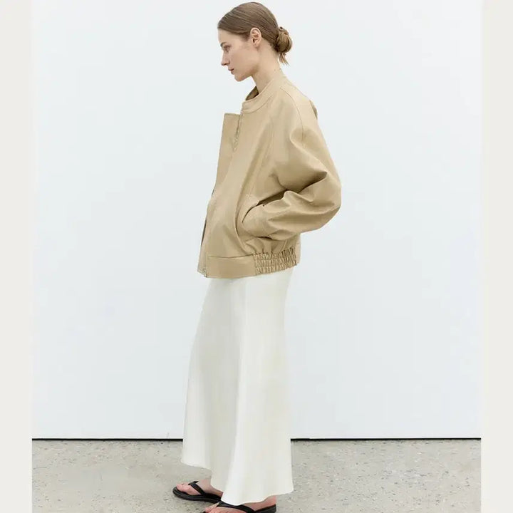 [BUNJANG] Torte Vegan Leather Round Vegan Leather Jacket / Torte 토르테 Vegan Leather 라운드 비건 레더자켓