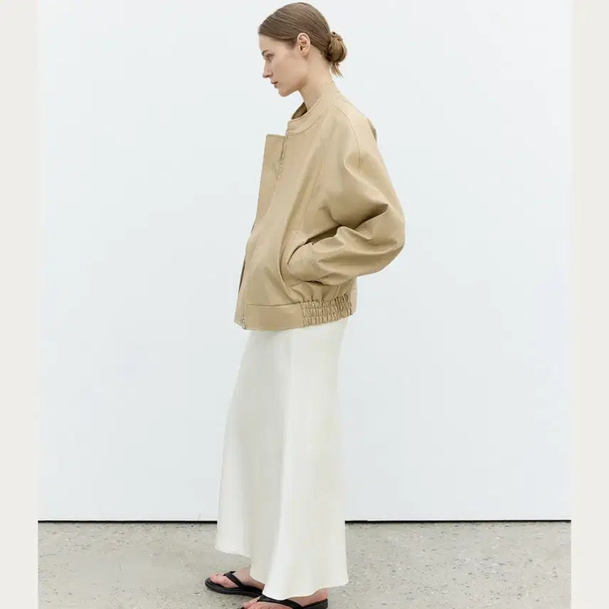 [BUNJANG] Torte Round Vegan Leather Jacket / Torte 토르테 Vegan Leather 라운드 비건 레더자켓