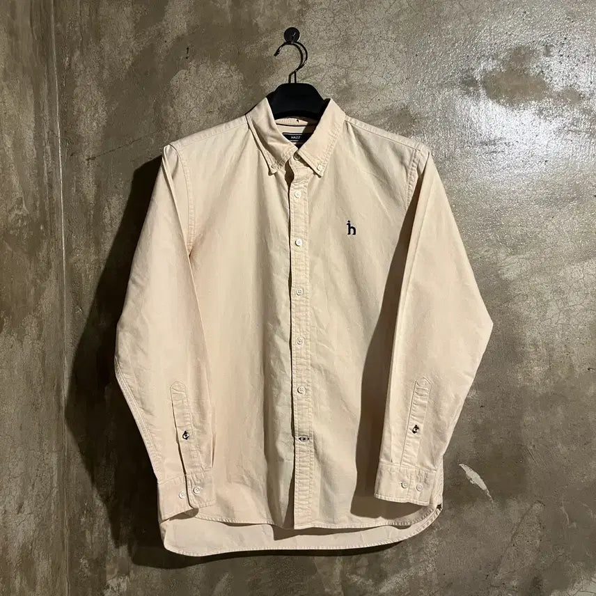 [BUNJANG] Hazzys Cotton Solid Shirt / 헤지스 코튼 솔리드셔츠