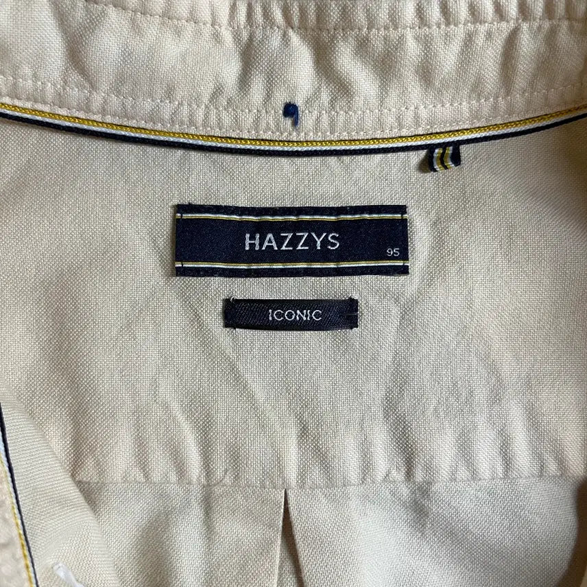 [BUNJANG] Hazzys Cotton Solid Shirt / 헤지스 코튼 솔리드셔츠