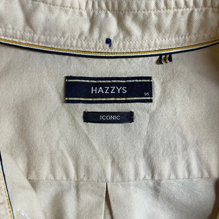 [BUNJANG] Hazzys Cotton Solid Shirt / 헤지스 코튼 솔리드셔츠