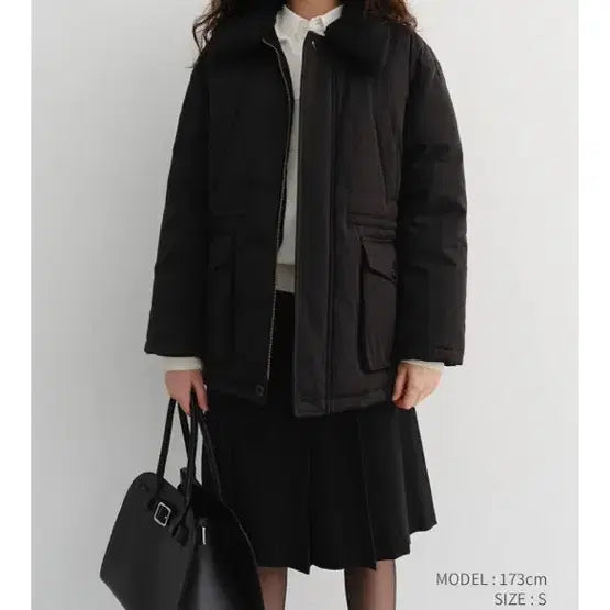 [BUNJANG] Dunst Goose Down Half Jacket XS / 던스트 구스다운 하프 자켓 XS