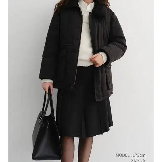 [BUNJANG] Dunst Goose Down Half Jacket XS / 던스트 구스다운 하프 자켓 XS