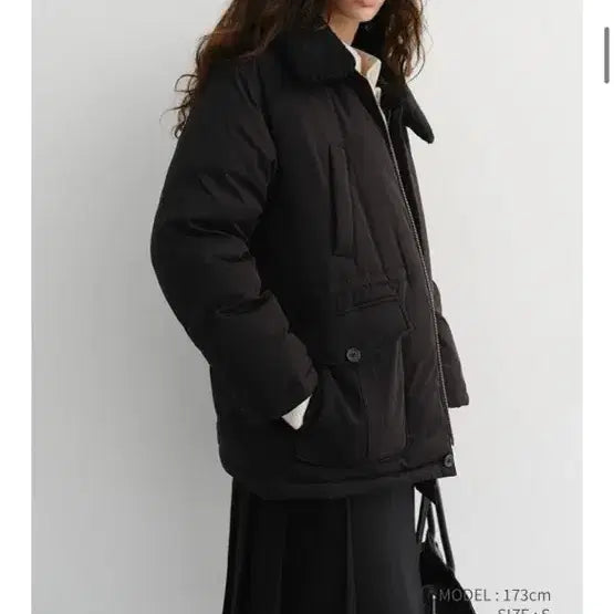 [BUNJANG] Dunst Goose Down Half Jacket XS / 던스트 구스다운 하프 자켓 XS