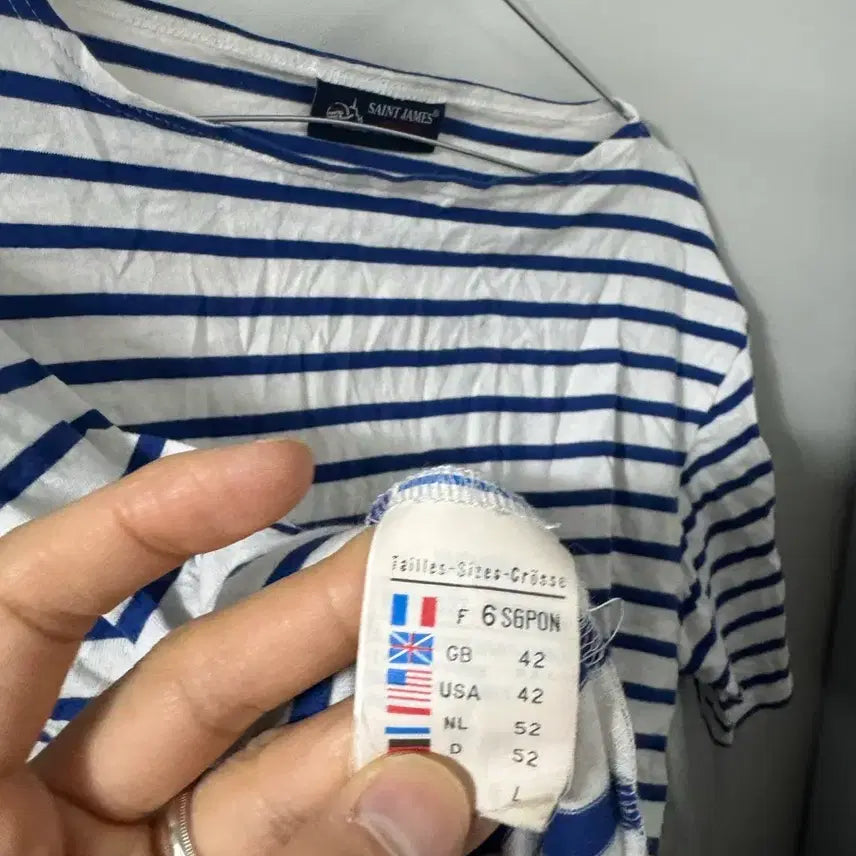 [BUNJANG] Saint James Thin Fabric Shirt / 세인트 제임스 100 얇은 원단 일본매장판