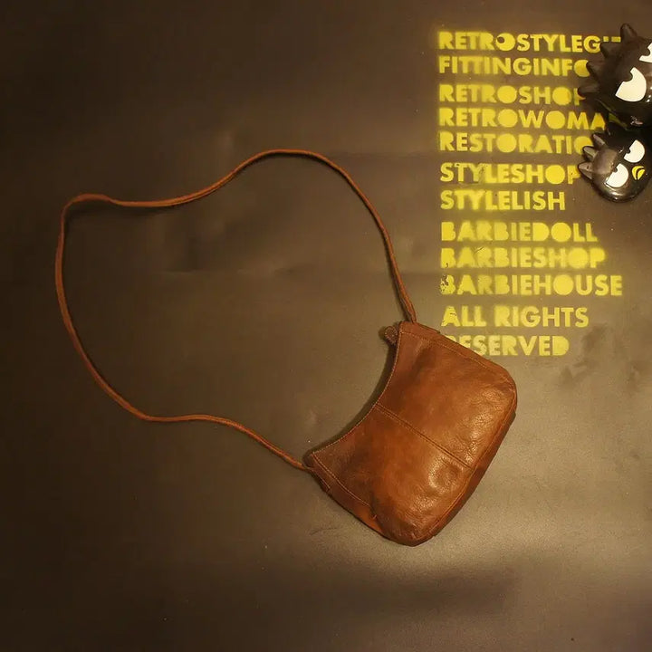 [BUNJANG] Fossil Vintage Leather Crossbody Bag / 7111 파슬가방 크로스백 미니백 미니가방 가죽백 가죽가방 빈티지가방