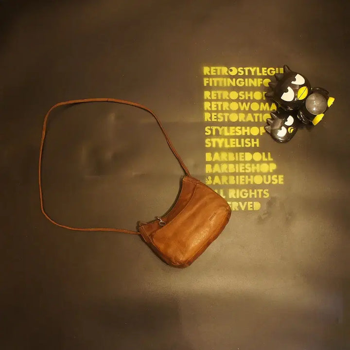 [BUNJANG] Fossil Vintage Leather Crossbody Bag / 7111 파슬가방 크로스백 미니백 미니가방 가죽백 가죽가방 빈티지가방