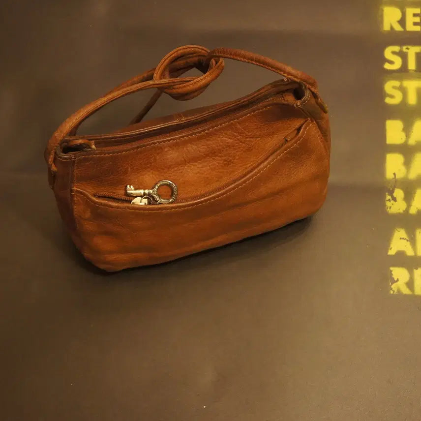 [BUNJANG] Fossil Vintage Leather Crossbody Bag / 7111 파슬가방 크로스백 미니백 미니가방 가죽백 가죽가방 빈티지가방
