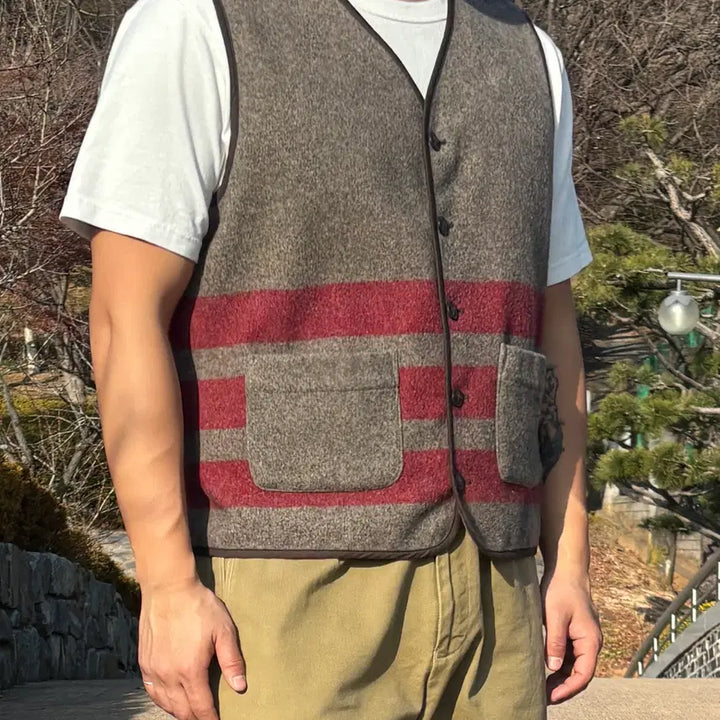 [BUNJANG] GAP Felt Wool Vest XL / 갭 펠트울 베스트 XL