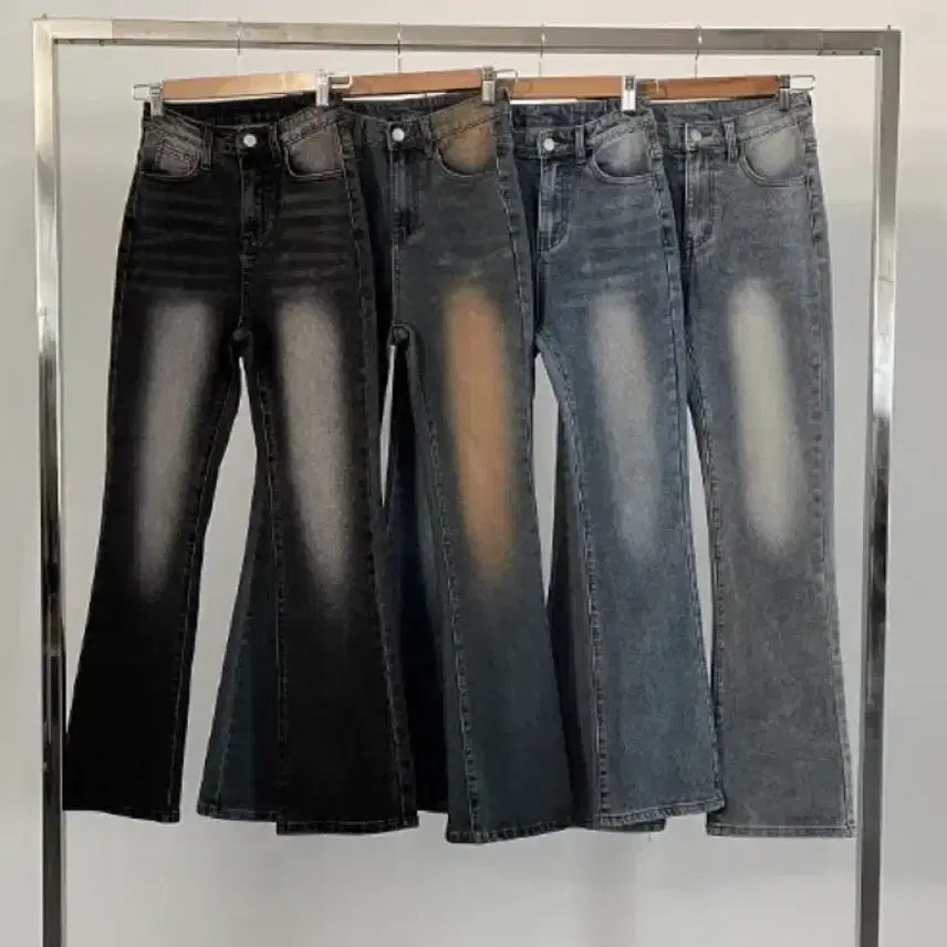 [BUNJANG] Avely Black Jeans Bootcut / 에이블리 흑청 부츠컷