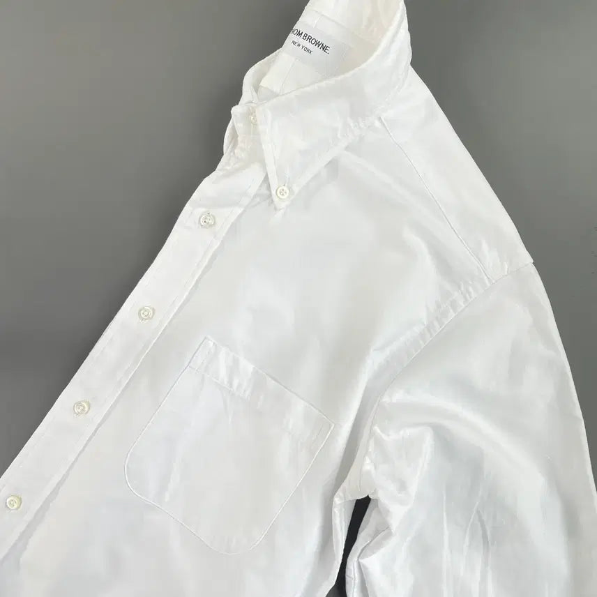[BUNJANG] Thom Browne Classic Oxford Hidden Stripe Shirt / [3] 톰 브라운 클래식 옥스포드 히든 삼선 셔츠