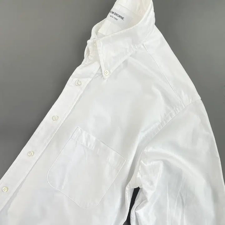 [BUNJANG] Thom Browne Classic Oxford Hidden Stripe Shirt / [3] 톰 브라운 클래식 옥스포드 히든 삼선 셔츠