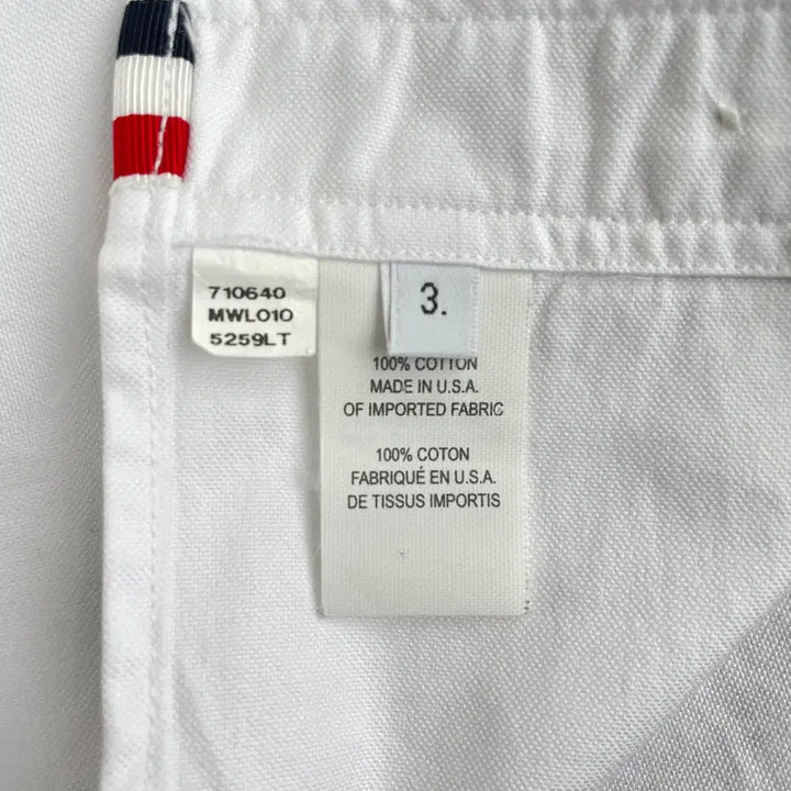 [BUNJANG] Thom Browne Classic Oxford Hidden Stripe Shirt / [3] 톰 브라운 클래식 옥스포드 히든 삼선 셔츠