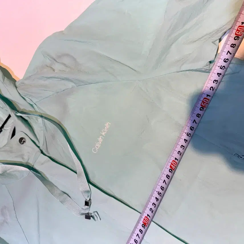 [BUNJANG] Calvin Klein Performance Windbreaker Jacket (Mint, Size L) / Calvin Klein Performance 바람막이 L