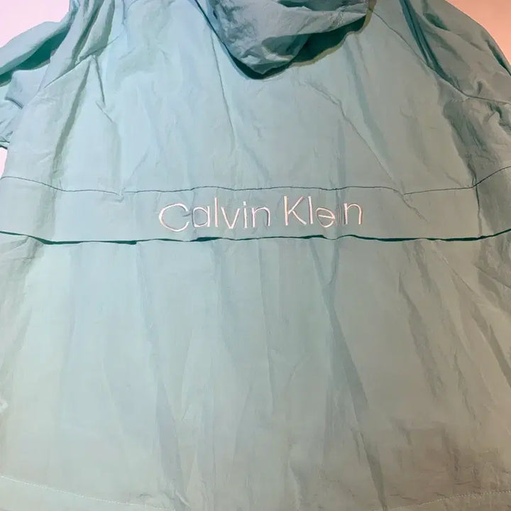 [BUNJANG] Calvin Klein Performance Windbreaker Jacket (Mint, Size L) / Calvin Klein Performance 바람막이 L