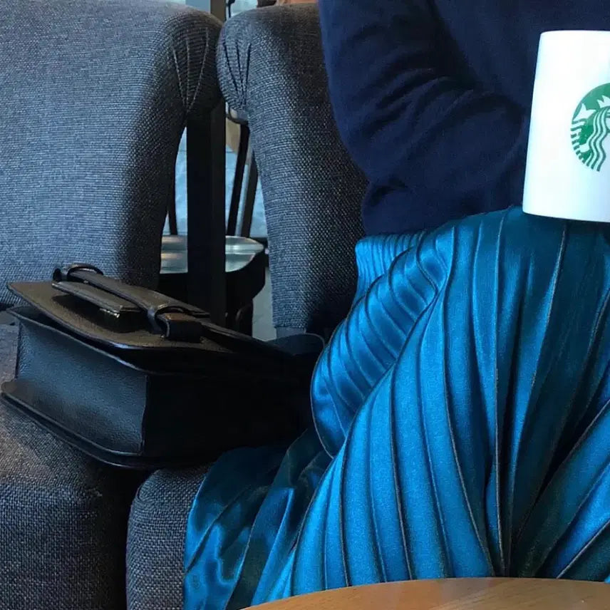 [BUNJANG] Pleated Long Skirt / 플리츠 롱스커트