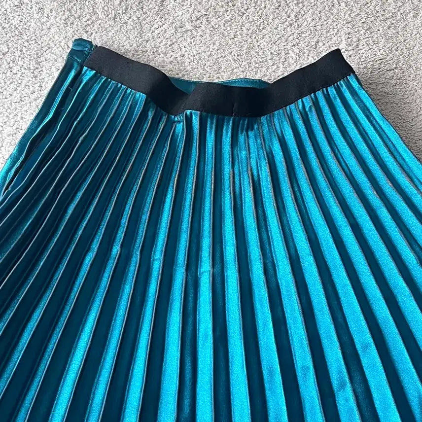 [BUNJANG] Pleated Long Skirt / 플리츠 롱스커트