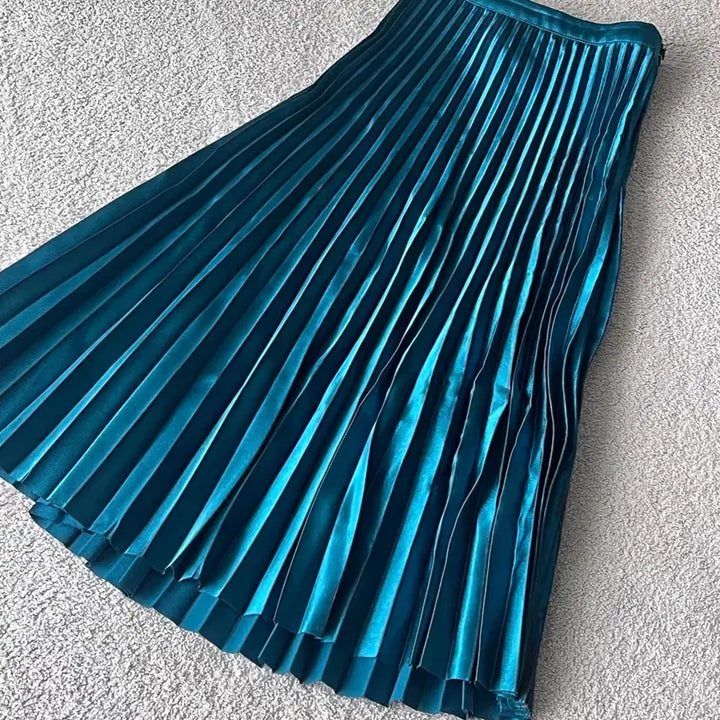 [BUNJANG] Pleated Long Skirt / 플리츠 롱스커트
