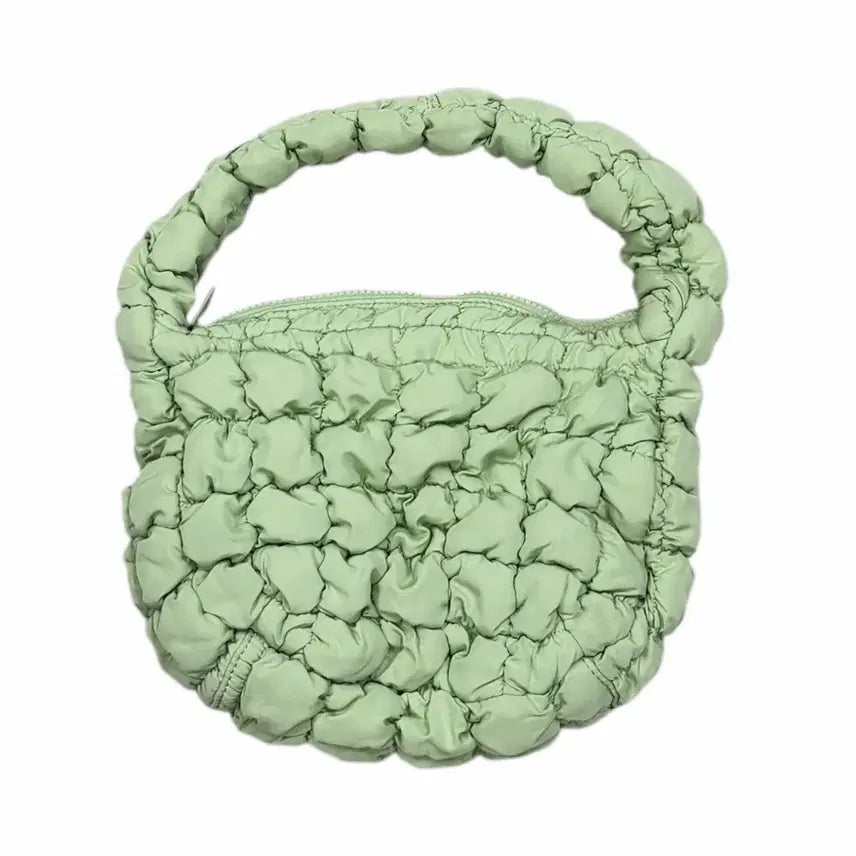 [BUNJANG] COS Quilted Cloud Mini Bag Apple Mint Green / COS 코스 퀄티드 구름 미니백 가방 애플민트 그린