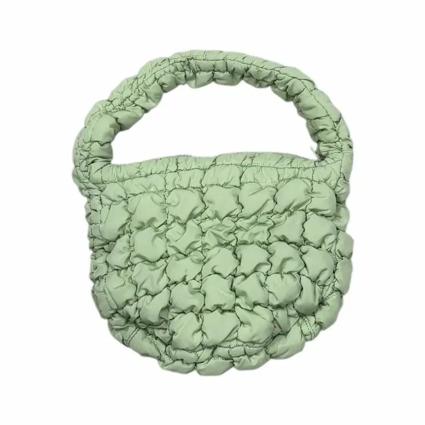 [BUNJANG] COS Quilted Cloud Mini Bag Apple Mint Green / COS 코스 퀄티드 구름 미니백 가방 애플민트 그린