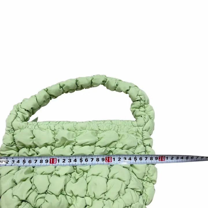 [BUNJANG] COS Quilted Cloud Mini Bag Apple Mint Green / COS 코스 퀄티드 구름 미니백 가방 애플민트 그린