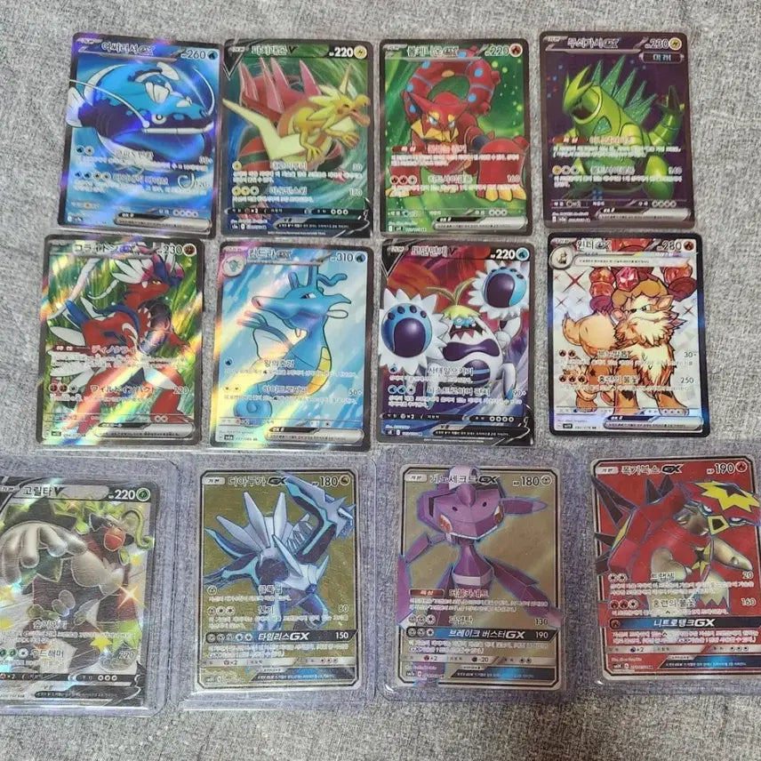 [BUNJANG] Pokemon EX, GX, V, SR Card Bundle Set / 포켓몬 카드 EX,GX,V SR 일괄(12개)로 판매합니다