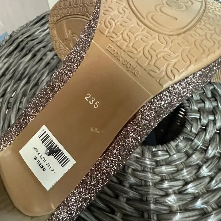 [BUNJANG] Mook Style Glitter Open Toe Pumps / mook style 무크 글리터 오픈토펌프