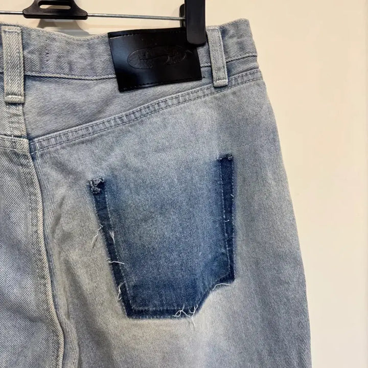 [BUNJANG] Lee Shearling Denim Pants / 새상품 leey 시어링 데님팬츠