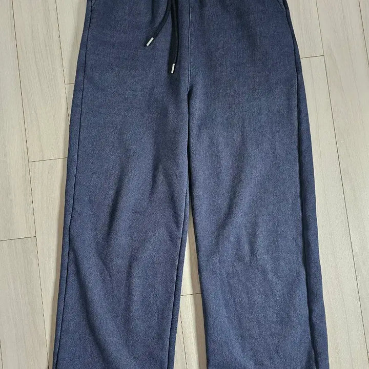[BUNJANG] Eight Concepts Denim Wide Fleece Pants / 에잇컨셉 데님와이드 기모바지