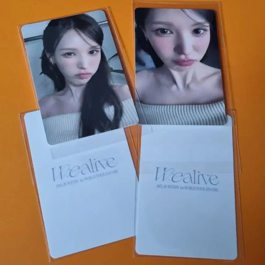 [BUNJANG] Red Velvet Wendy Wealive Concert Photocard / 레드벨벳 웬디 wealive 콘서트 포카