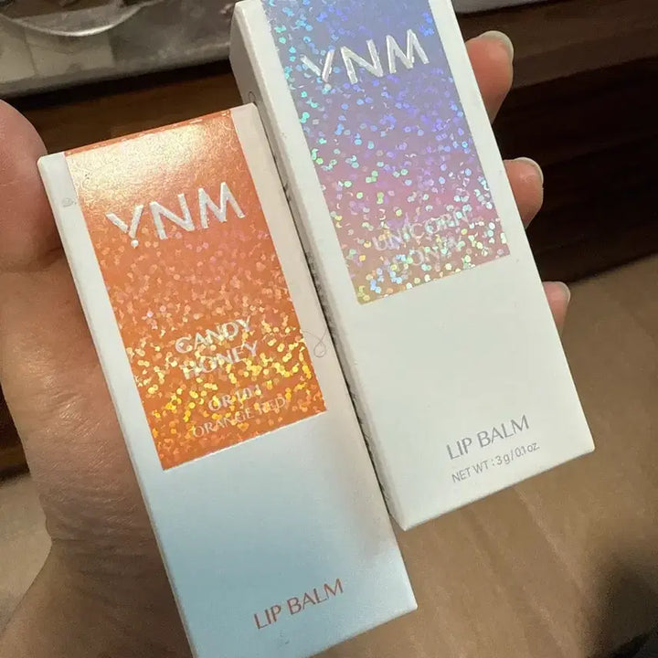[BUNJANG] YNM Unicorn & Candy Honey Lip Balm Set / YNM 립밤 유니콘/캔디허니 세트 립밤