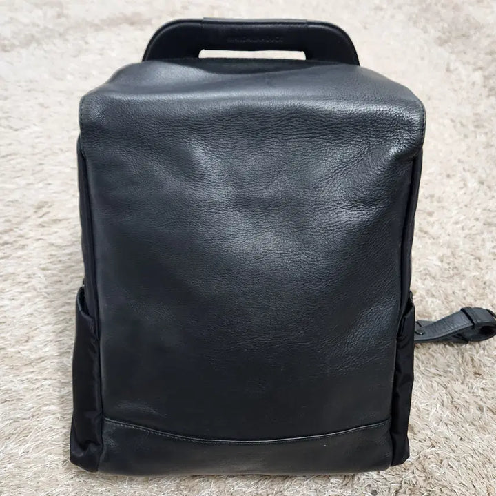 [BUNJANG] Mandarin Duck Leather Backpack Unisex / (빈티지박스) 만다리나덕 정품 가죽 백팩 남녀공용