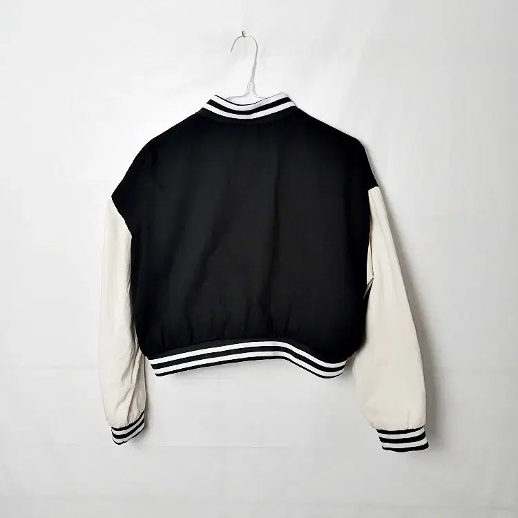[SOLD OUT] XishanLai 크롭 바시티 자켓 야구점퍼 80-85